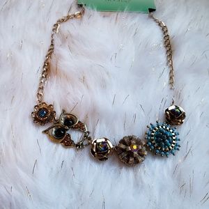 🎉 Host Pick 🎉 owl and flowers statement necklace